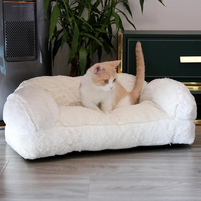 Cat Couch Bed Kitty Couch Bed Cat Sofa for Small Cats Anti-Slip Kitty Couch Bed Cat Bed Pet Couch Bed