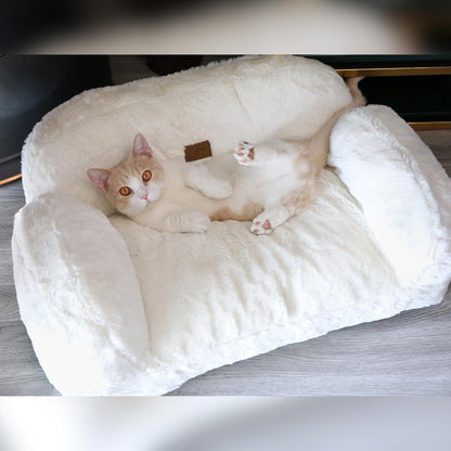 Cat Couch Bed Kitty Couch Bed Cat Sofa for Small Cats Anti-Slip Kitty Couch Bed Cat Bed Pet Couch Bed